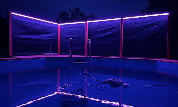 Poolbeleuchtung mit WS2812B LED-Strip