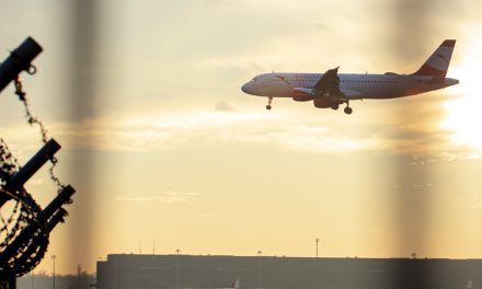 Besuch am Flughafen